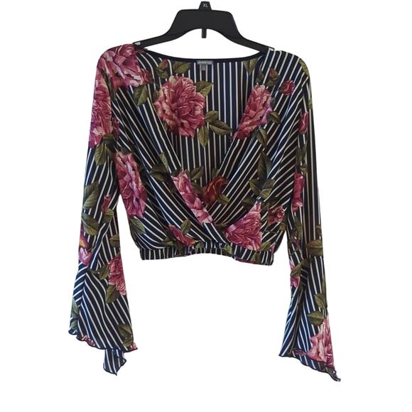 Charlotte Russe Tops - EUC Charlotte Russe Wrap Top, S